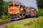 BNSF 8410 KCSM 4132